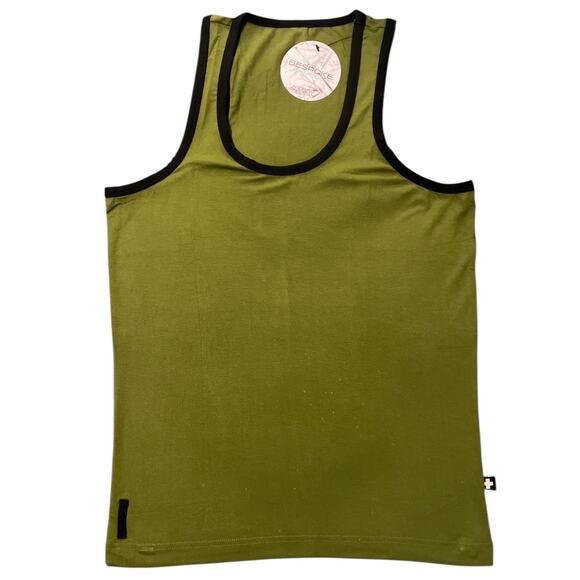Andrew Christian Bespoke Bamboo Tank Top Olive Medium - Picture 1 of 8